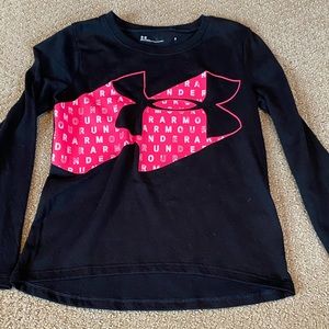 Under Armour girls long sleeve shirt. Size 5